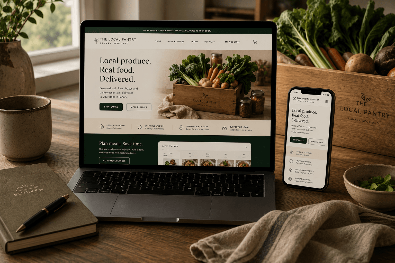 The Local Pantry project showcase